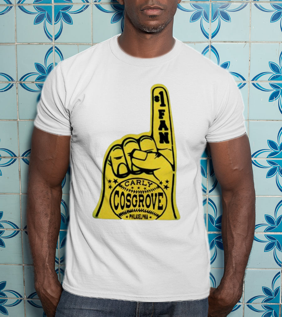 Carly Cosgrove Philadelphia Number One Fan Foam Finger T-Shirt