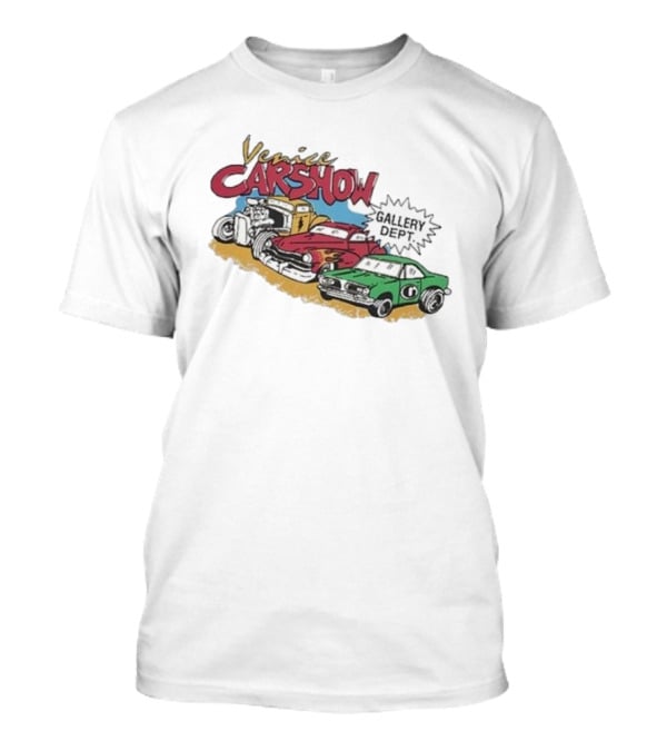 Venice Car Show Gallery Dept Vintage Cars Racing T-Shirt