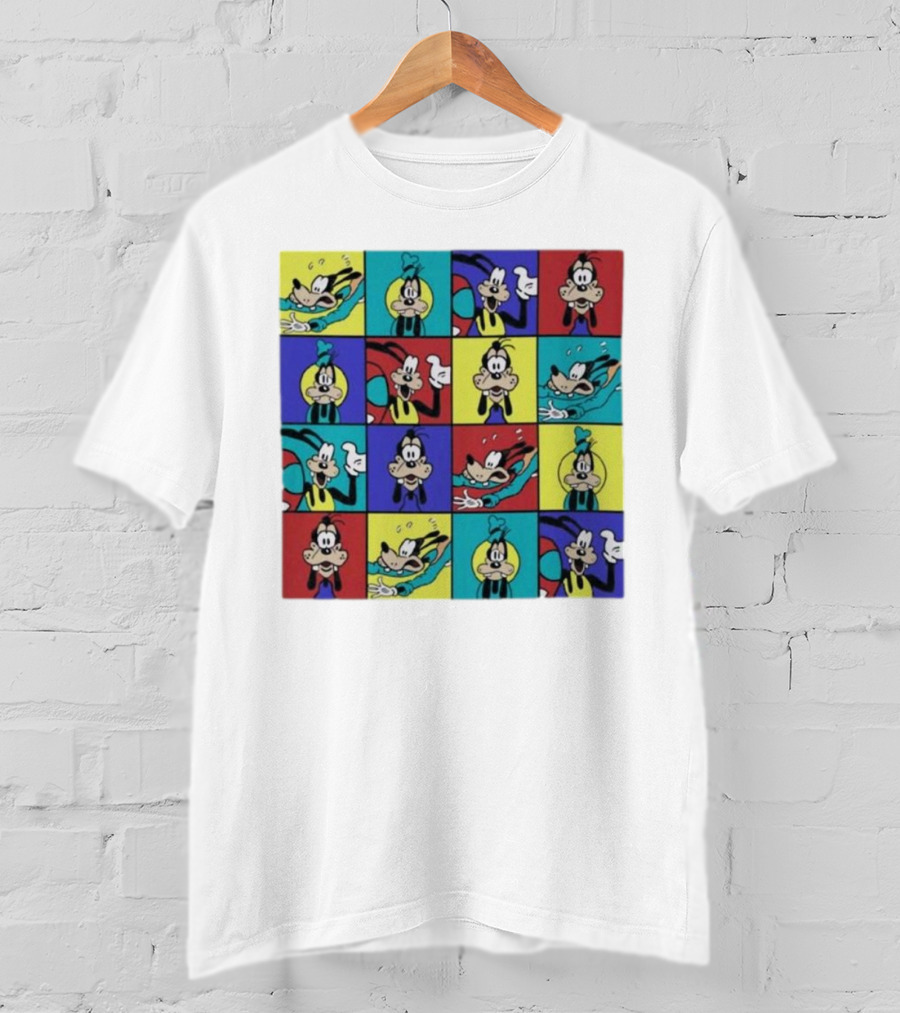 Goofy Multicolored Funny Face Expressions T-Shirt