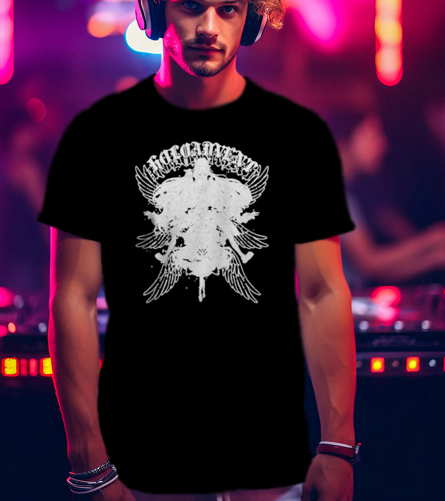 Omocat X Holoadvent Angelic Wings White T-Shirt