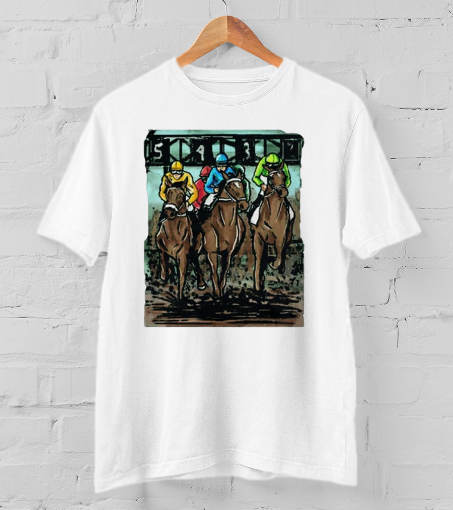 U Horse Races Waitlist Action 54321 T-Shirt