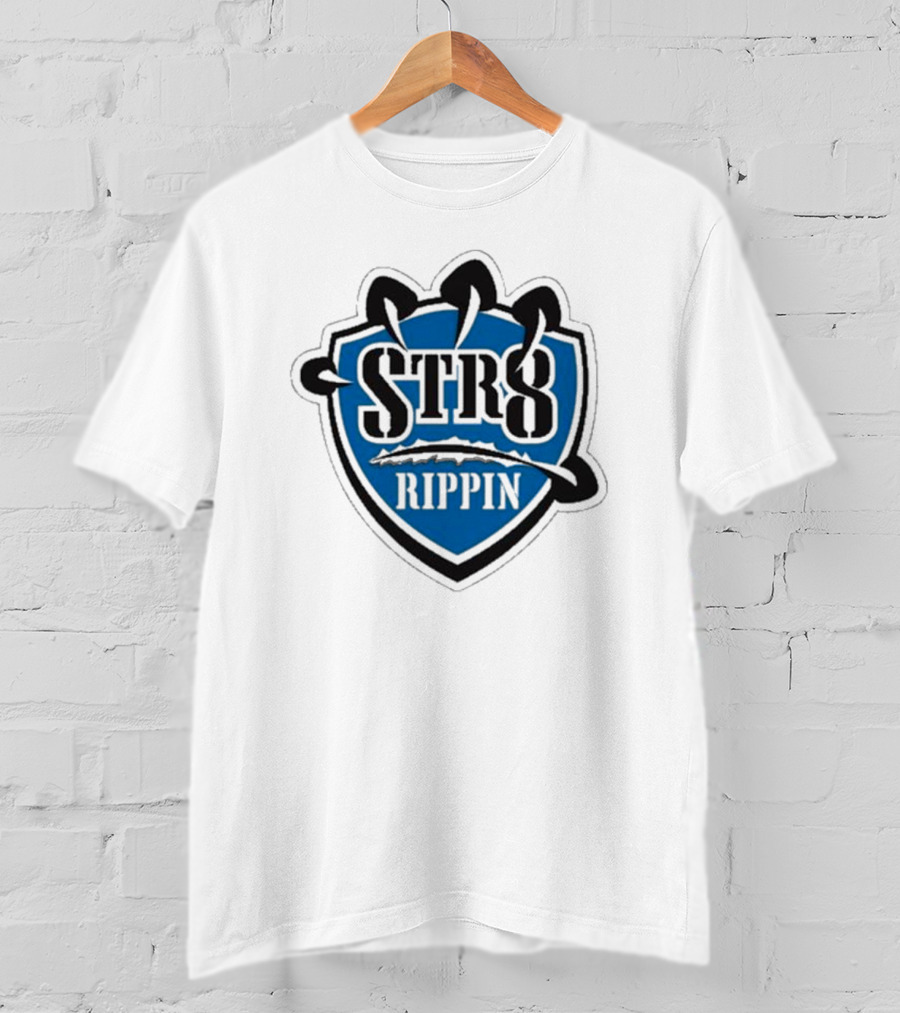 Jake Lucky STR8 Rippin Gaming Esports Team Badge T-Shirt
