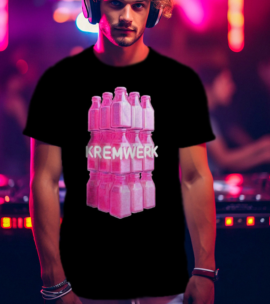 Kremwerk Seattle Wa Pink Cream Bottles Factory T-Shirt