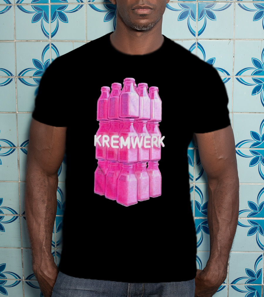 Kremwerk Seattle Wa Pink Cream Bottles Factory T-Shirt