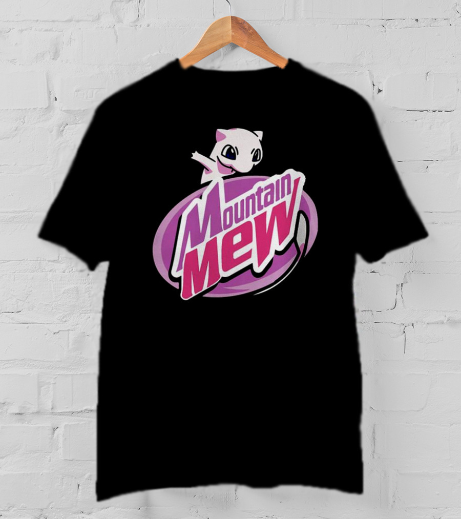 Mountain Mew Pokemon Go Mewtwo Parody Mountain Dew T-Shirt