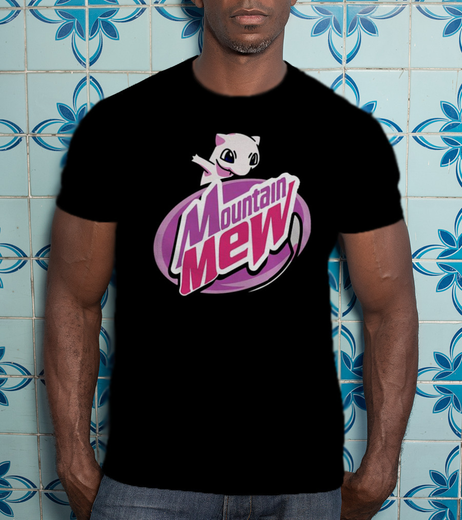 Mountain Mew Pokemon Go Mewtwo Parody Mountain Dew T-Shirt