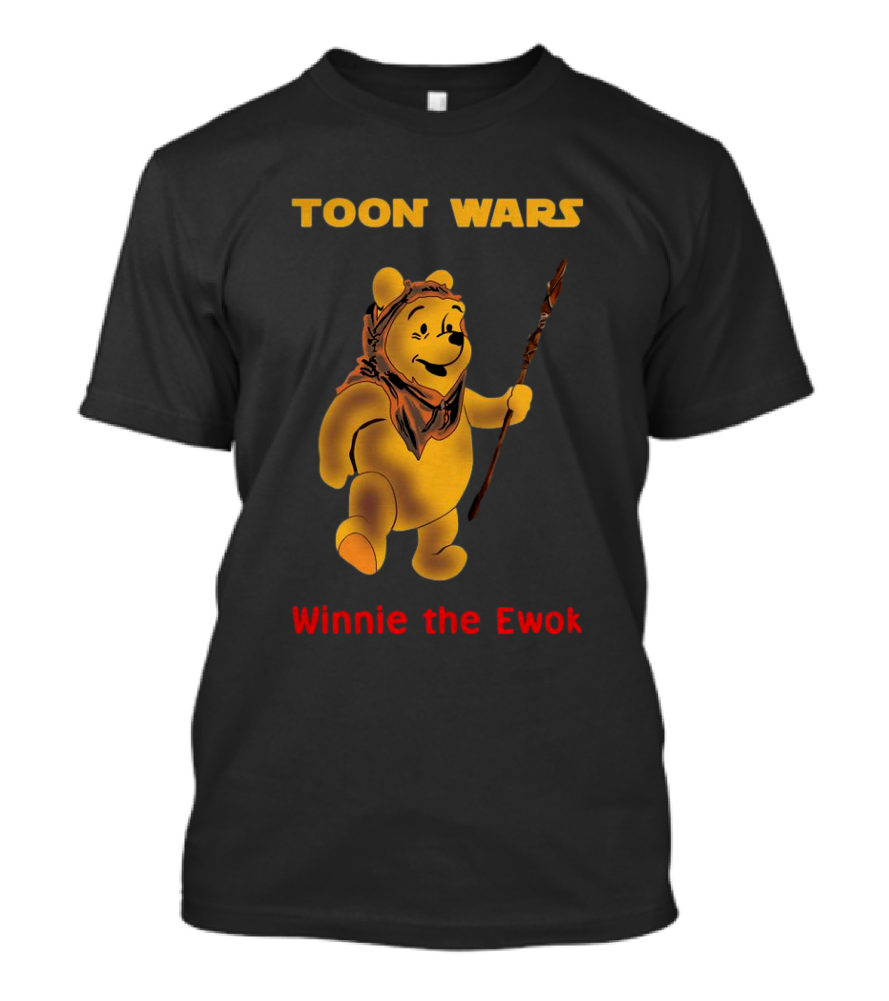 Toon Wars Winnie The Ewok Pooh Bear T-Shirt