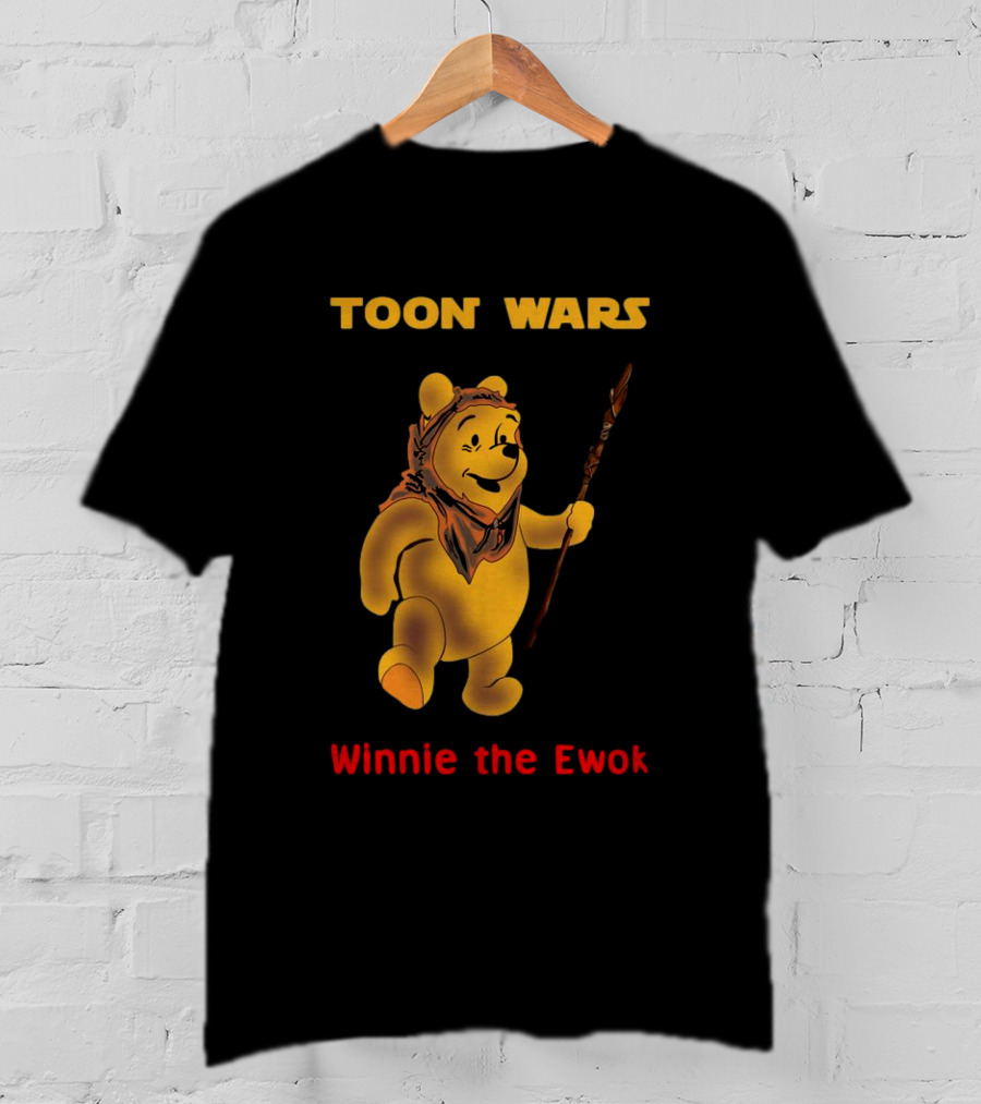 Toon Wars Winnie The Ewok Pooh Bear T-Shirt