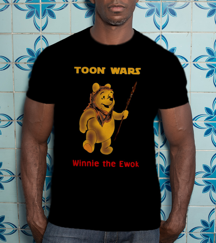 Toon Wars Winnie The Ewok Pooh Bear T-Shirt