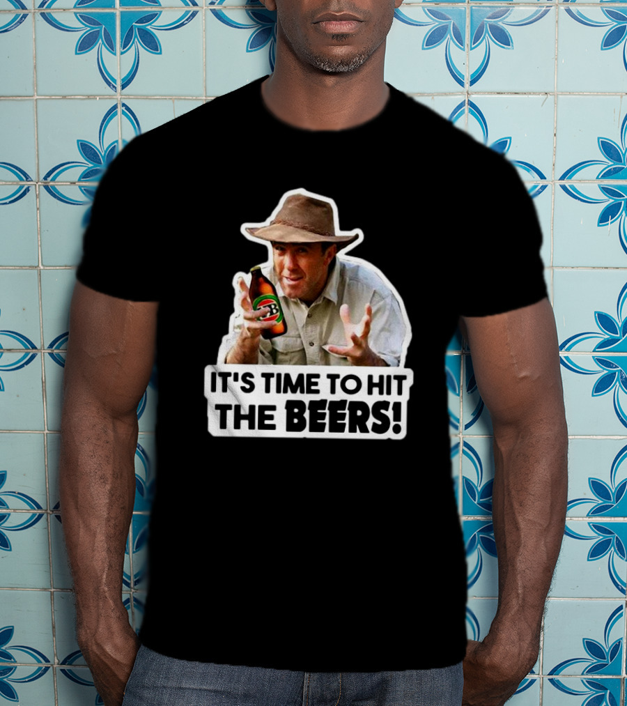Russell Coight It's Time To Hit The Beers Beer Bottle Hat T-Shirt