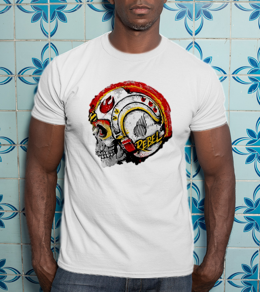 Star Wars Rebel Skull Helmet T-Shirt