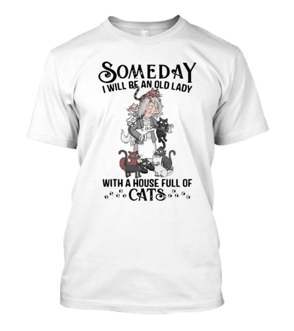 Someday I Will Be An Old Lady With A House Full Of Cats Eleanor Abernathy The Simpsons T-Shirt