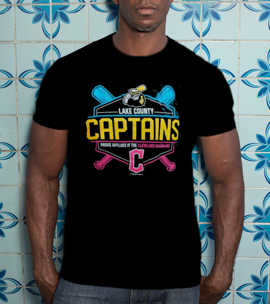 Lake County Captains Proud Affiliate Of The Cleveland Guardians T-Shirt