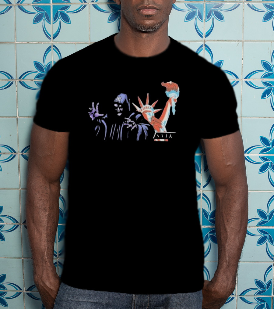 Yankee Evil Empire Pod Dark Side Liberty NY Yankees Star Wars Mashup T-Shirt