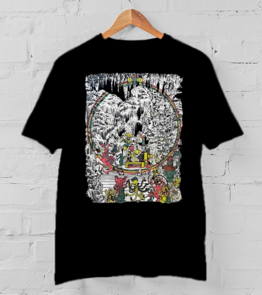 Brian Blomerth Sprinkle’s Glow Mineralogy Psychedelic Cavern Creatures And Vibrant Cosmic Scenes T-Shirt