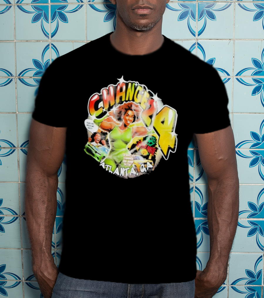 Change 24 Atlanta GA June 16th Black Pro Wrestling Rules T-Shirt