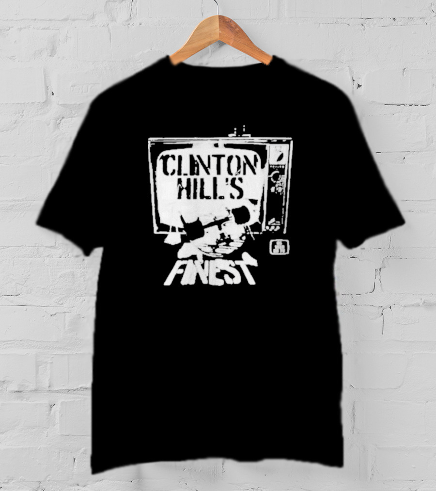 Clinton Hill's Finest As Seen On TV Retro Style Television T-Shirt