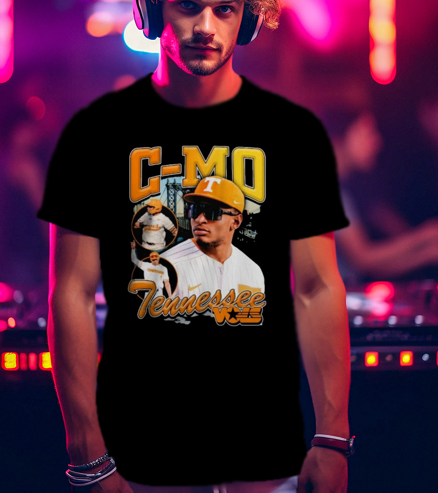C-MO Tennessee Vols Baseball Vintage T-Shirt