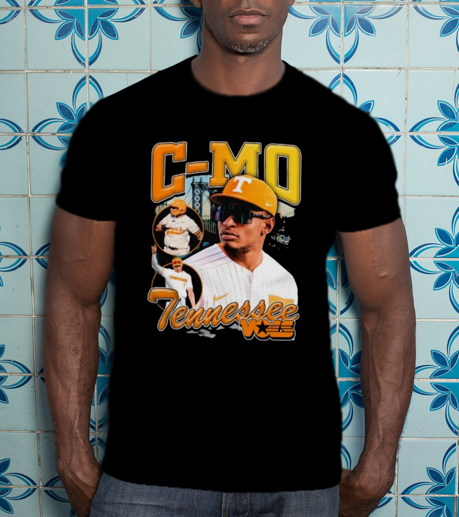 C-MO Tennessee Vols Baseball Vintage T-Shirt