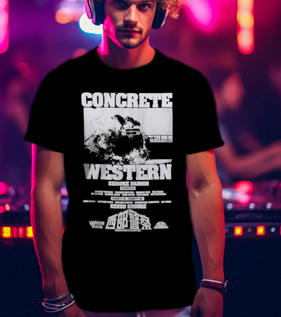 CONCRETE WESTERN KEISUKE DAIMON PART-I KENZO KOGURE DETECTION TRAINING STRATEGIES SHOWDOWN PART-II GOGO BOATS MOTORIZED SKATEBOARDS JET CYCLE DANGER T-Shirt