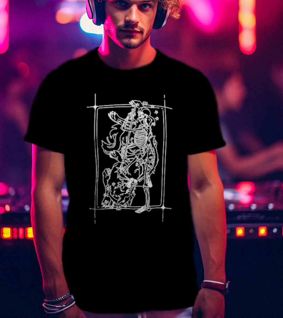 Critical Role Oracle Of The Moon Tarot Skeleton And Creature T-Shirt