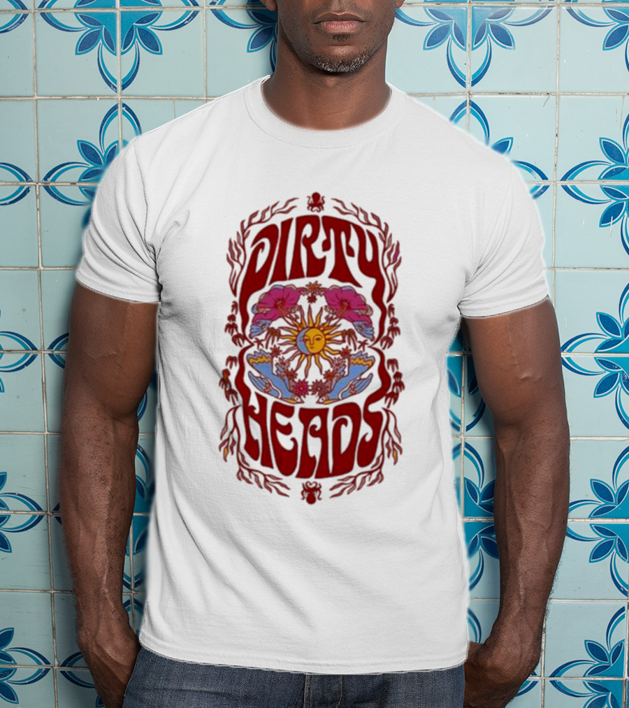 Dirty Heads Psychedelic Sun And Animals T-Shirt