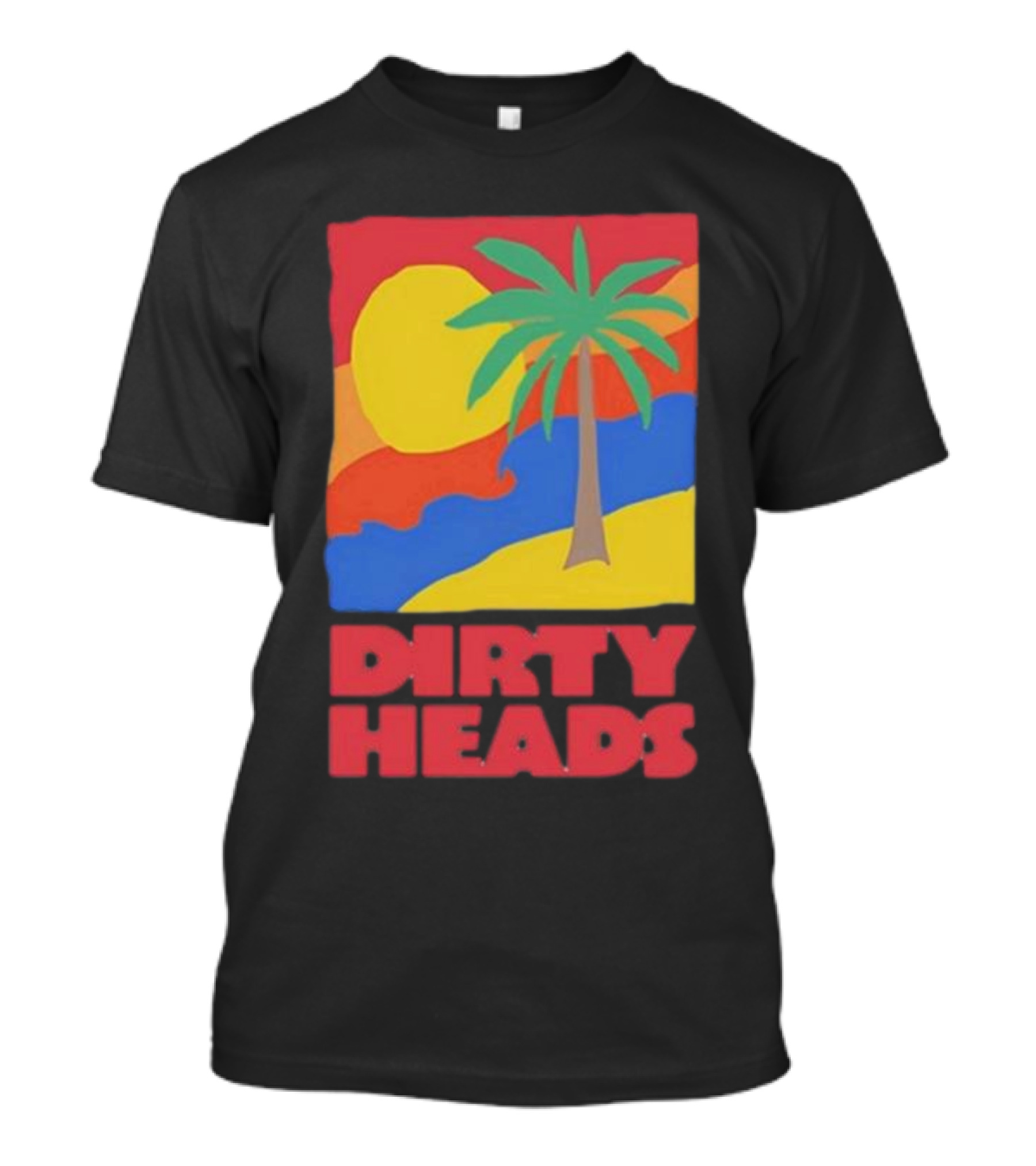 Dirty Heads Palm Tree Sunset Beach Vibes T-Shirt