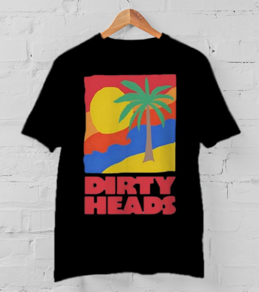 Dirty Heads Palm Tree Sunset Beach Vibes T-Shirt