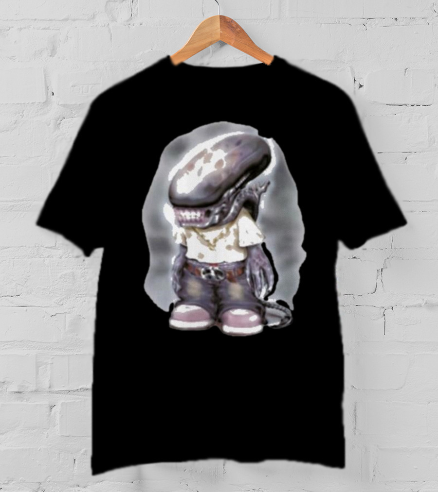 Pedro Xenomorph Alien Style Casual Outfit Character T-Shirt