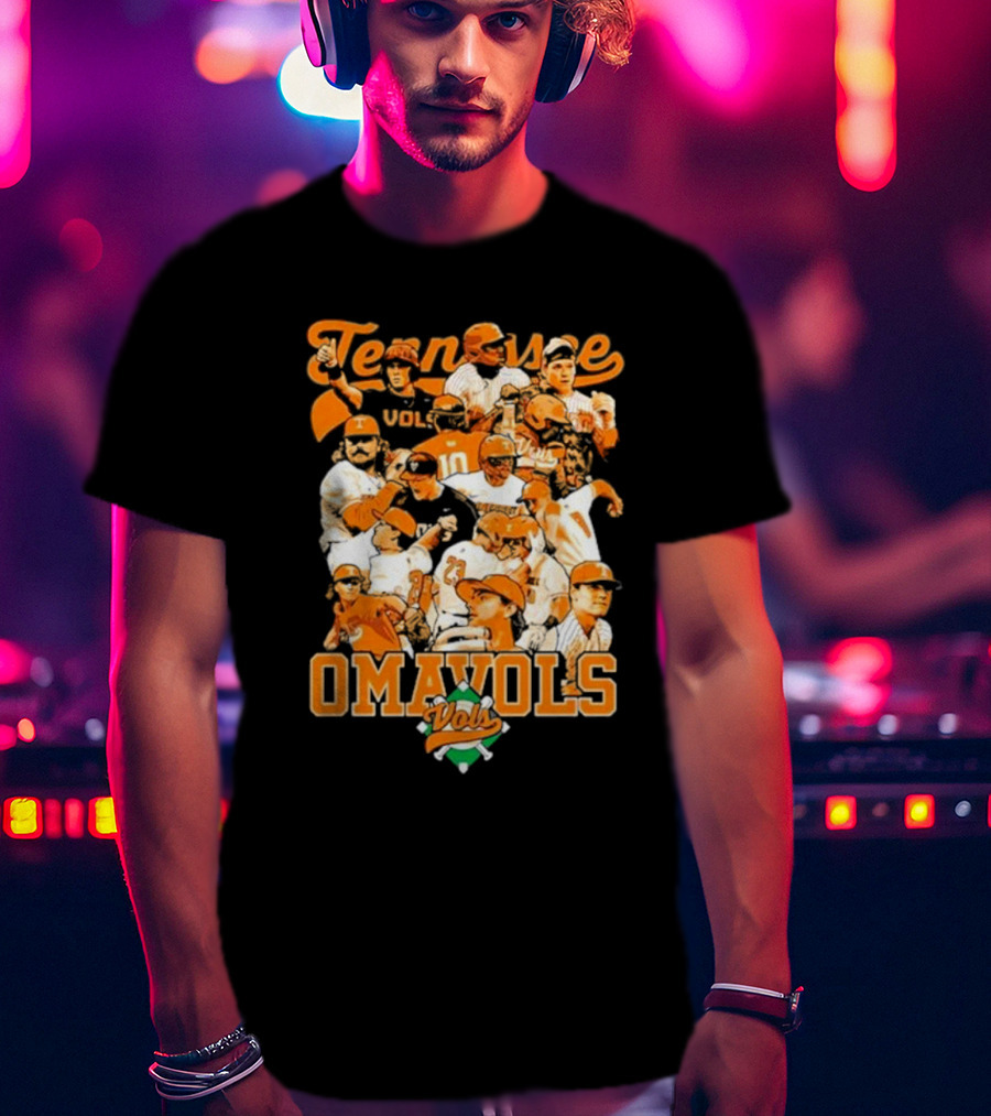 Tennessee Omavols Vols Baseball Team Players T-Shirt