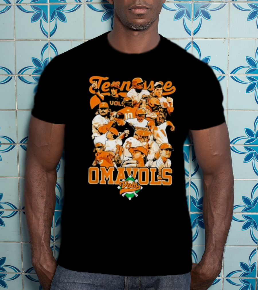 Tennessee Omavols Vols Baseball Team Players T-Shirt
