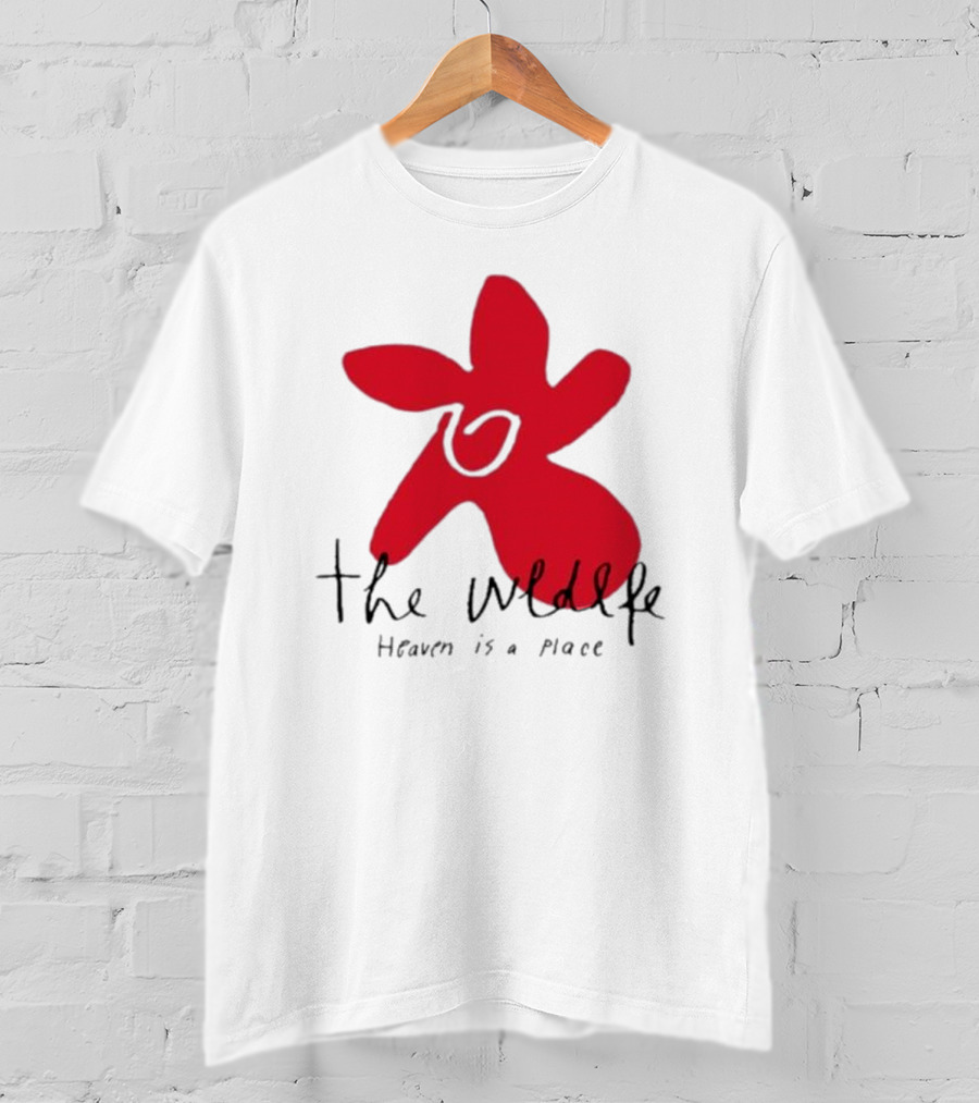 The Wldlfe Heaven Is A Place Red Flower T-Shirt