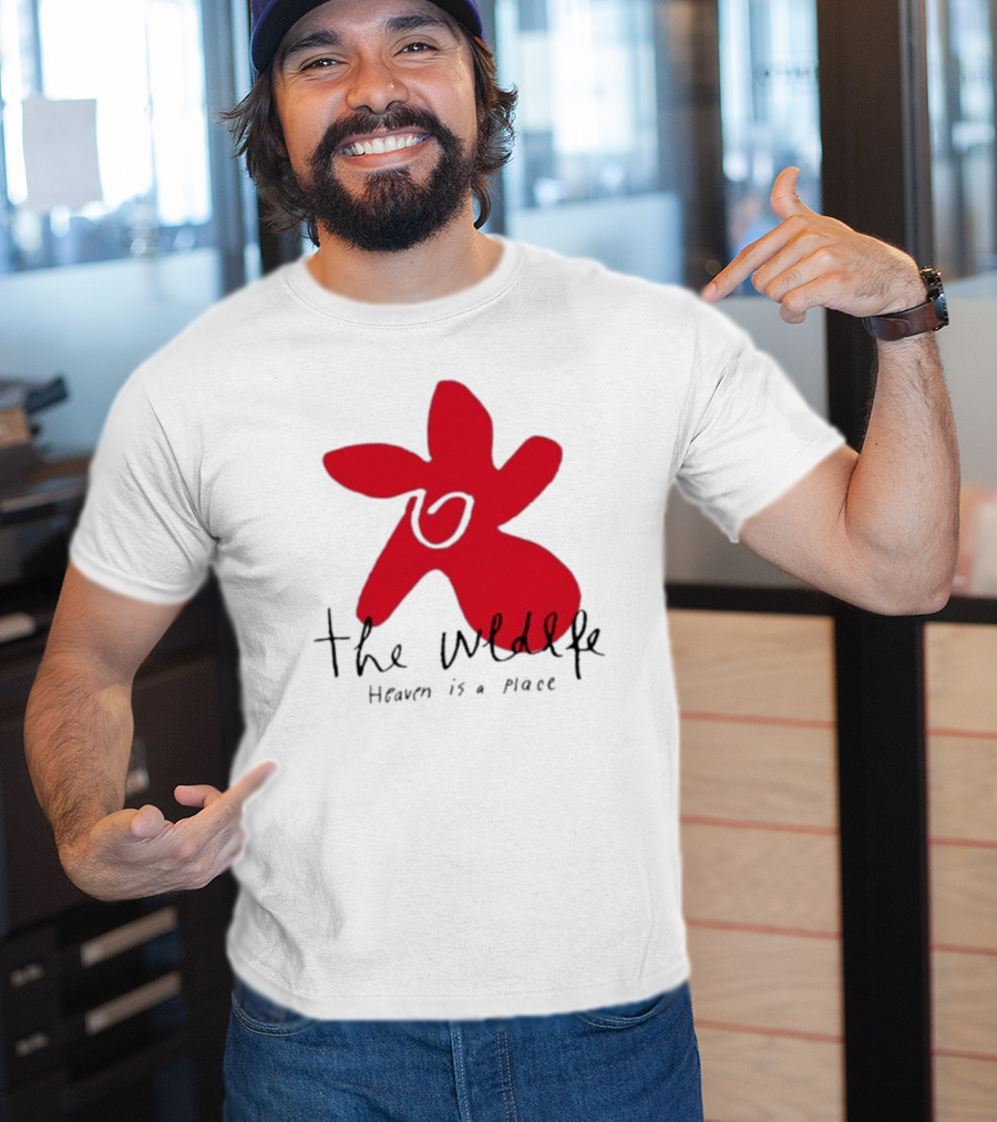 The Wldlfe Heaven Is A Place Red Flower T-Shirt