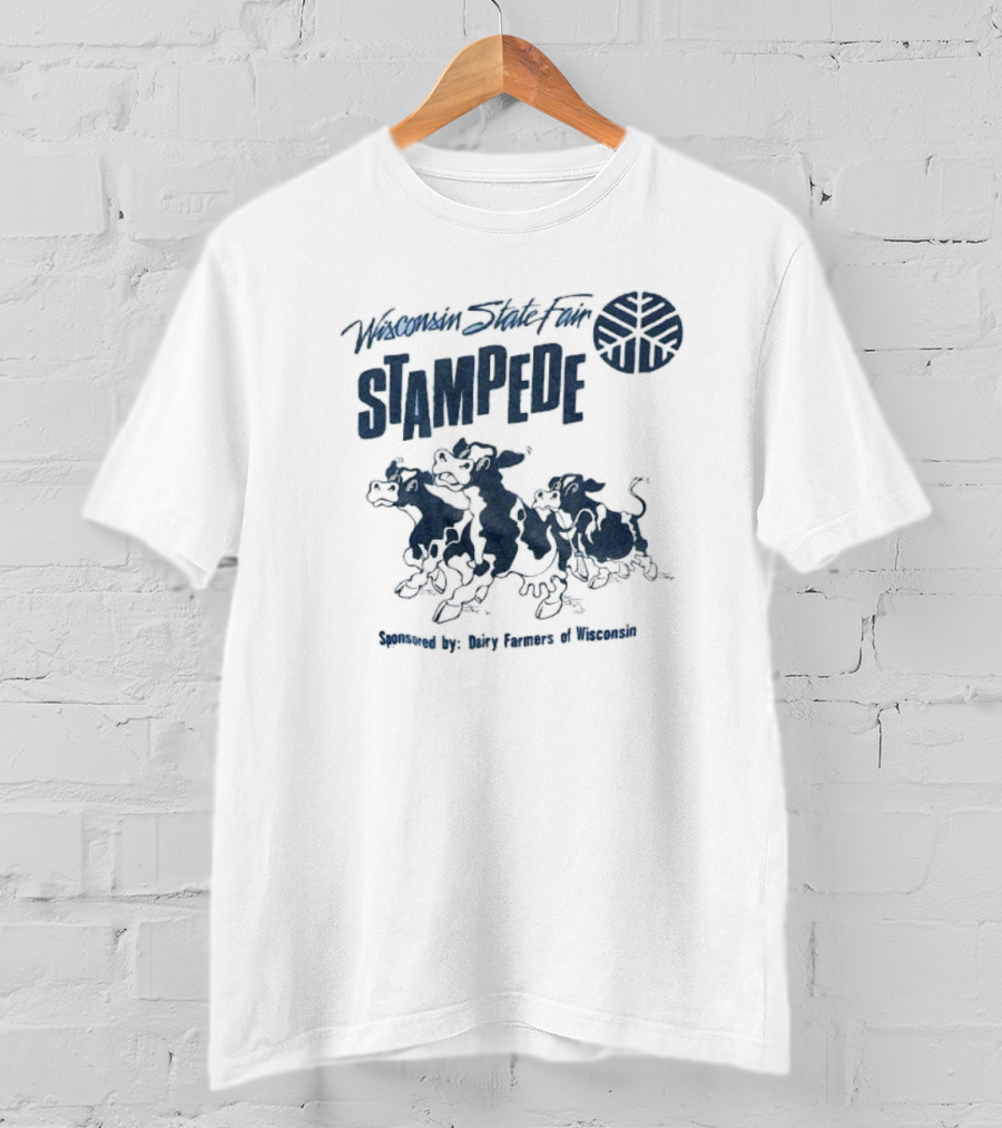 Wisconsin State Fair Stampede Sponsored By Dairy Farmers Of Wisconsin T-Shirt