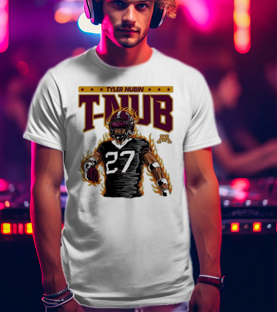 Ncaa Football Tyler Nubin T-Nub Defensive Back 27 Youth T-Shirt