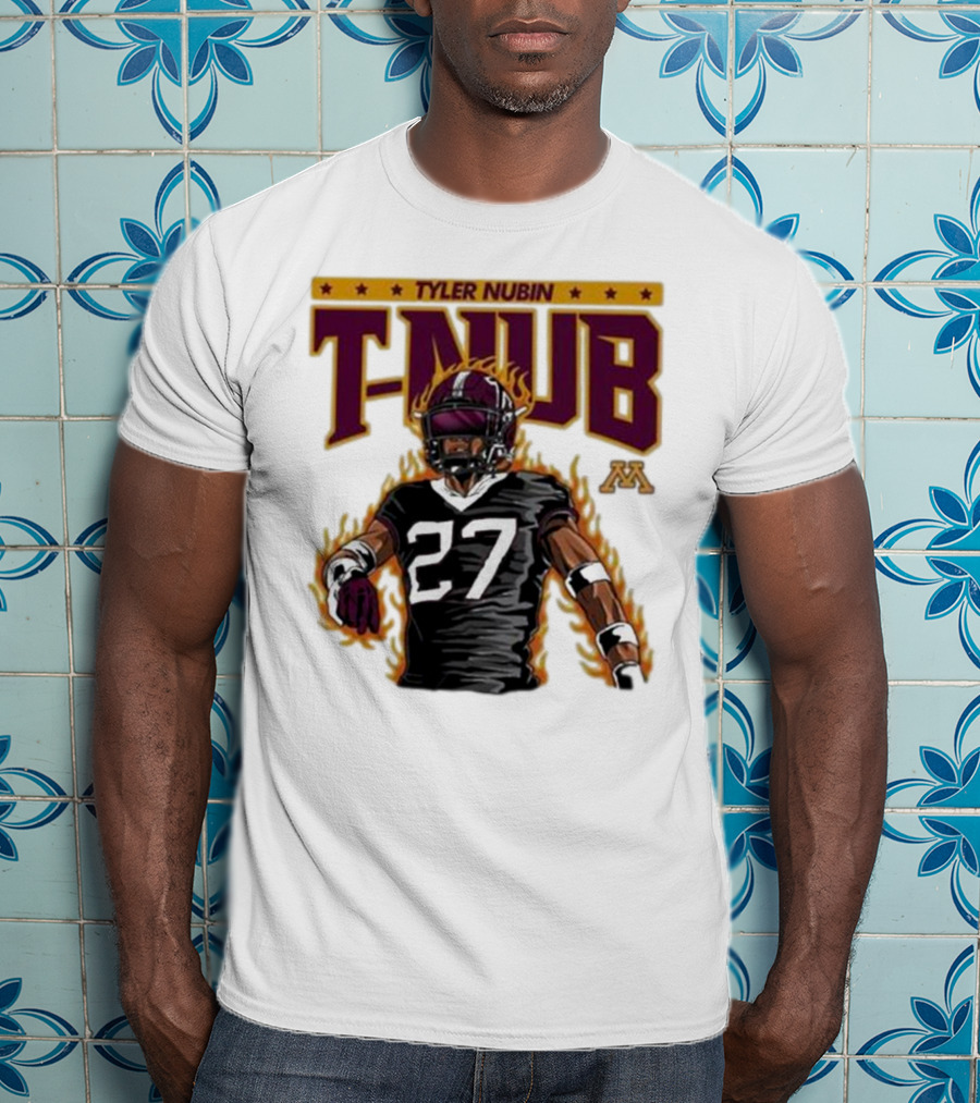 Ncaa Football Tyler Nubin T-Nub Defensive Back 27 Youth T-Shirt
