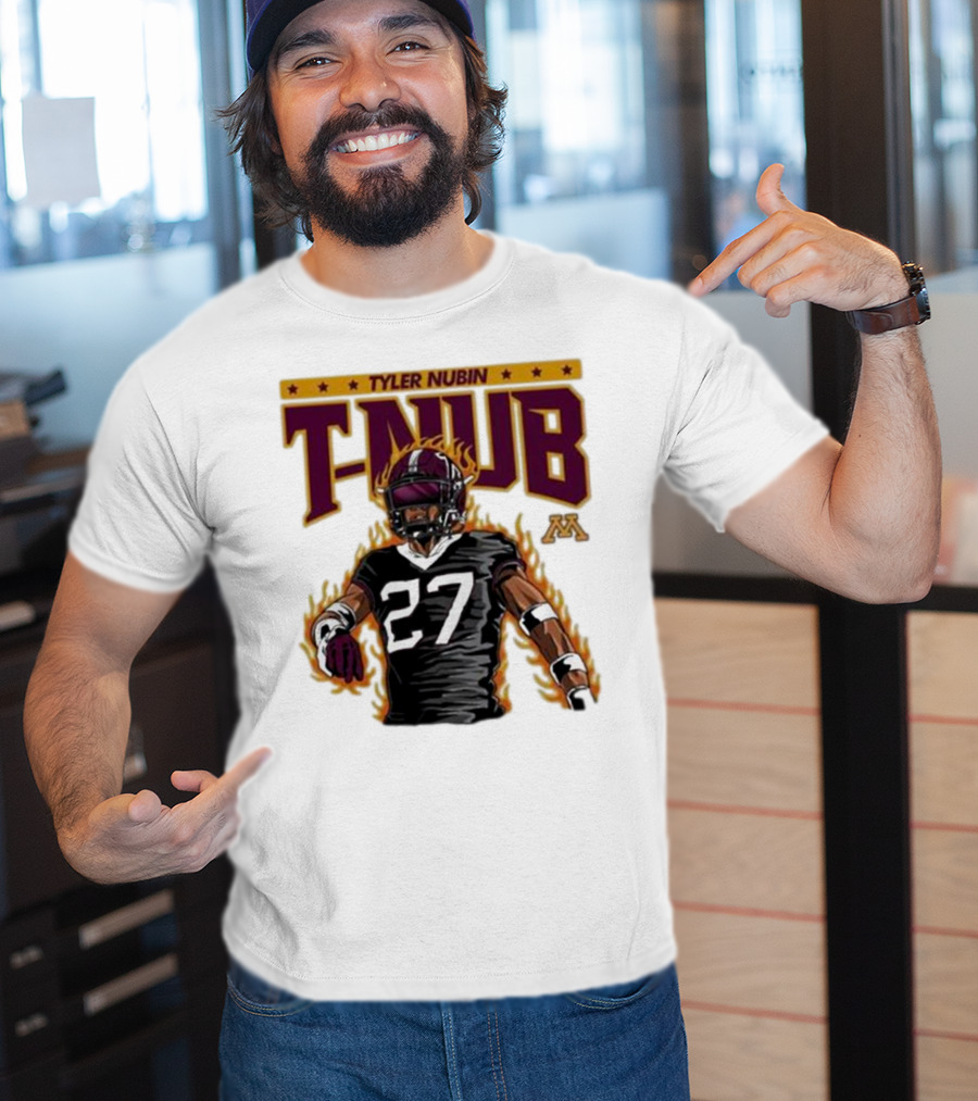 Ncaa Football Tyler Nubin T-Nub Defensive Back 27 Youth T-Shirt