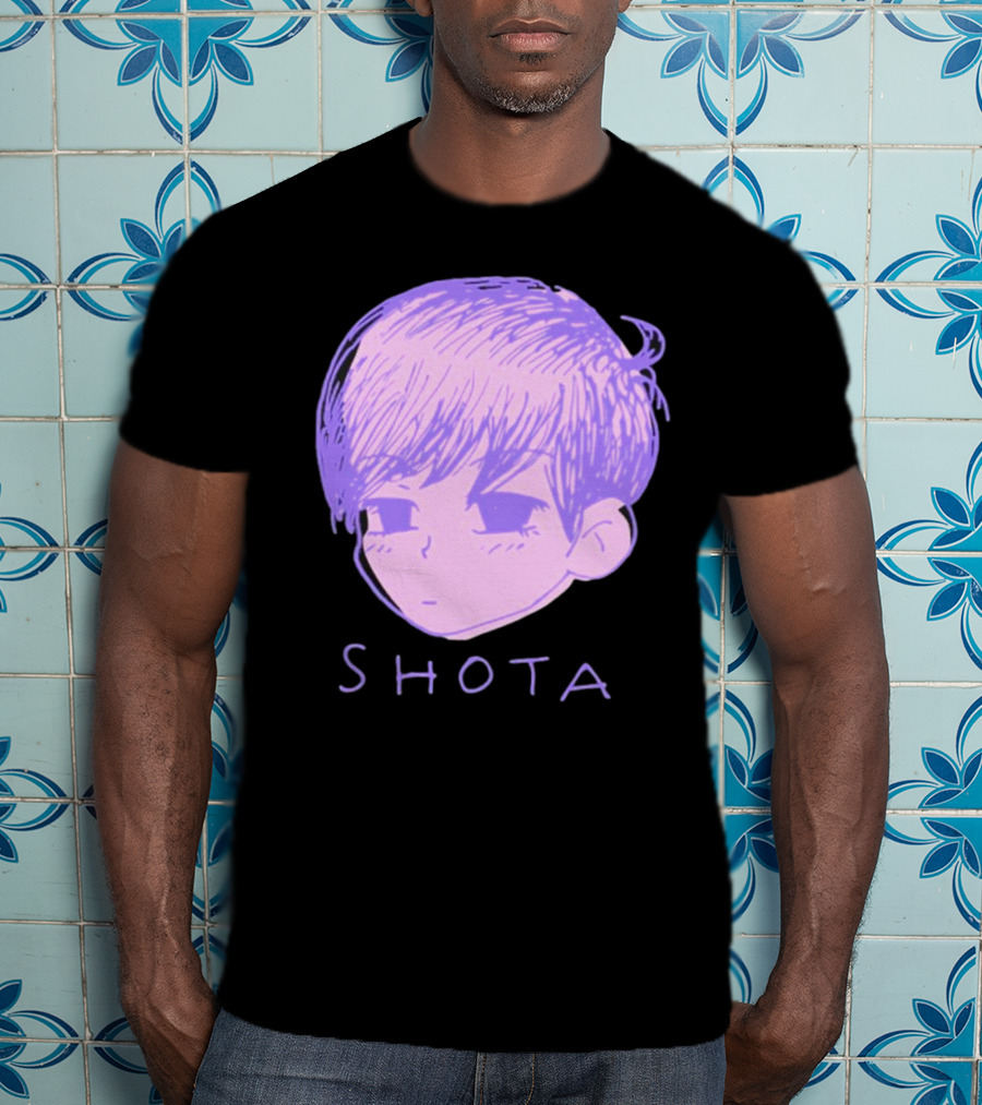 Kitsune Heroes Omo Cat Shota Anime Character Face Drawing T-Shirt