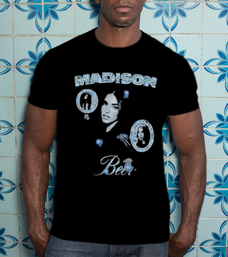 Madison Beer 95 Blue Gem Portraits T-Shirt