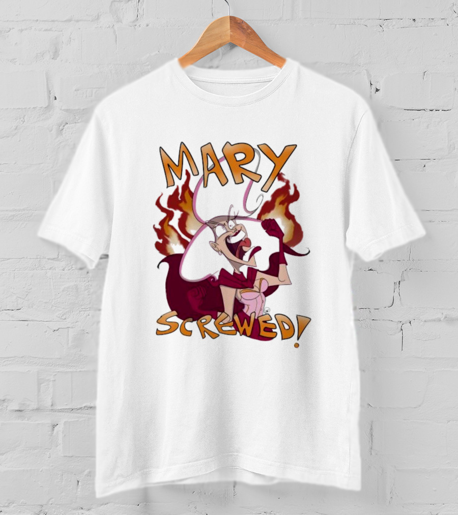 Mortal Kombat Mary Screwed Angry Fire T-Shirt