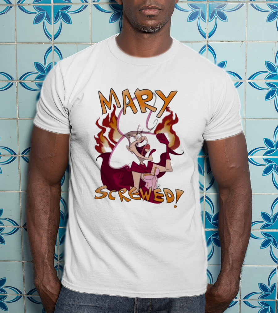 Mortal Kombat Mary Screwed Angry Fire T-Shirt