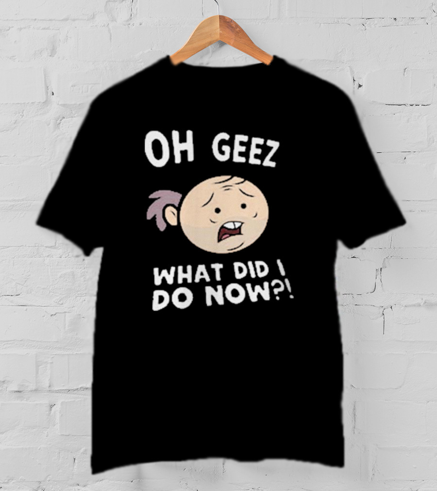 Purgatony Character Oh Geez What Did I Do Now Face Expression T-Shirt