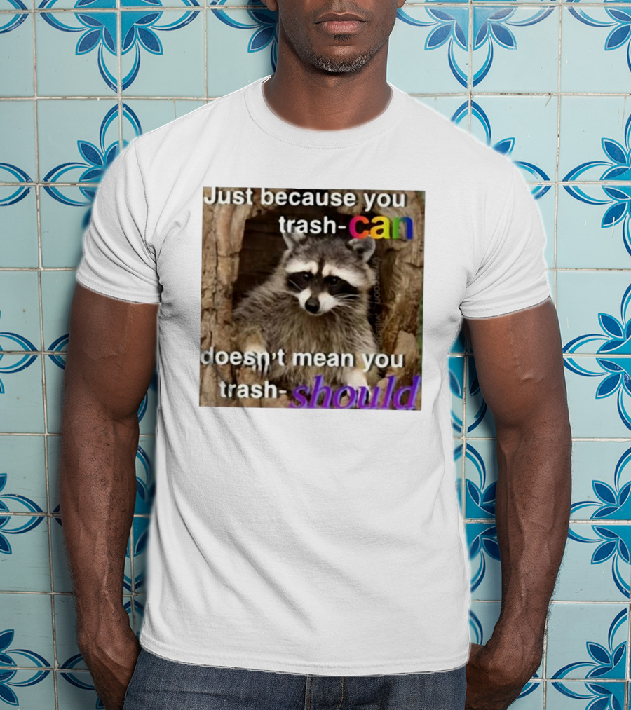 Just Because You Trash Can Doesn’t Mean You Trash Should Raccoon T-Shirt