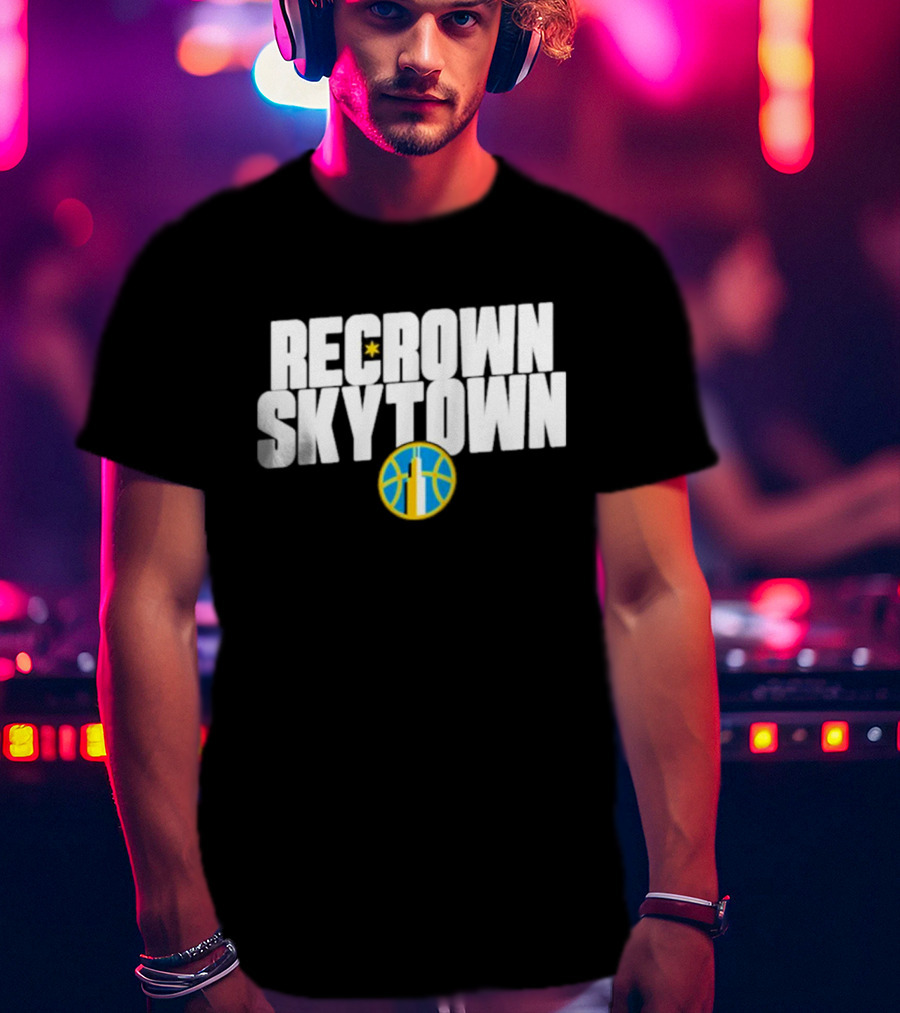 Recrown Skytown Basketball Skyline Star T-Shirt