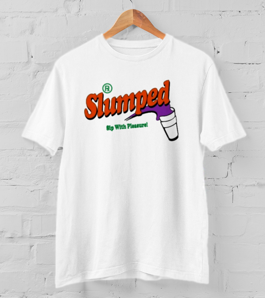 Slumpedboyz Newport Sip With Pleasure Slumped Cup T-Shirt