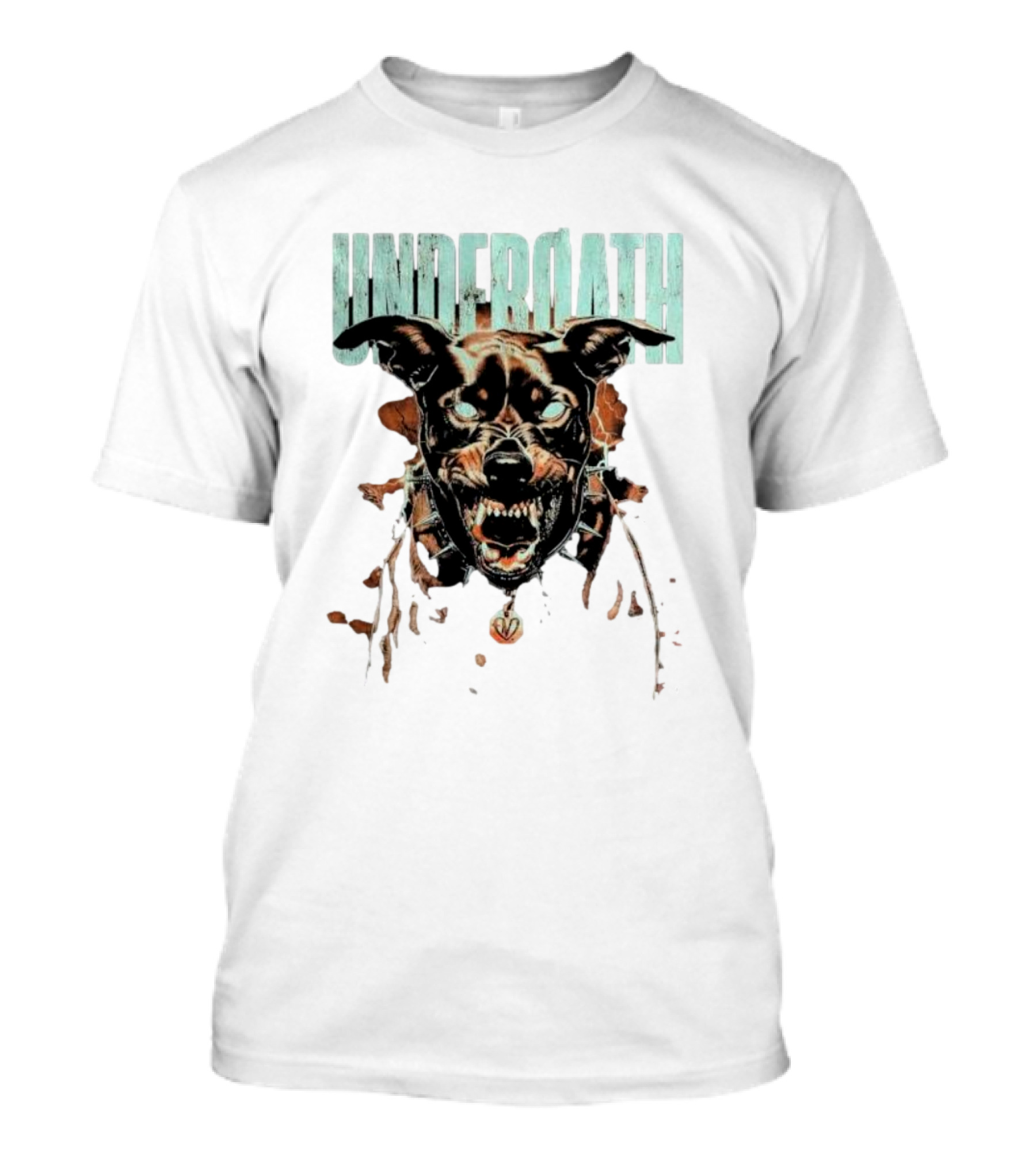 Underoath Emo’s Not Dead Horror Dog Fierce Canine T-Shirt