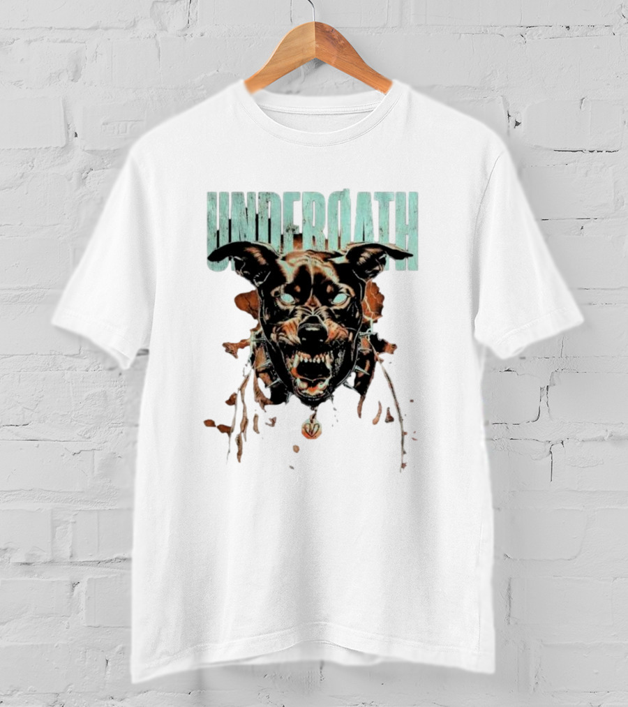Underoath Emo’s Not Dead Horror Dog Fierce Canine T-Shirt