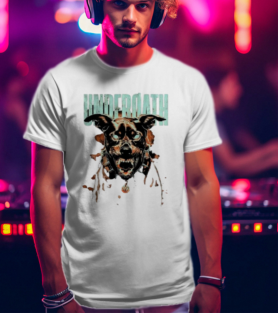 Underoath Emo’s Not Dead Horror Dog Fierce Canine T-Shirt