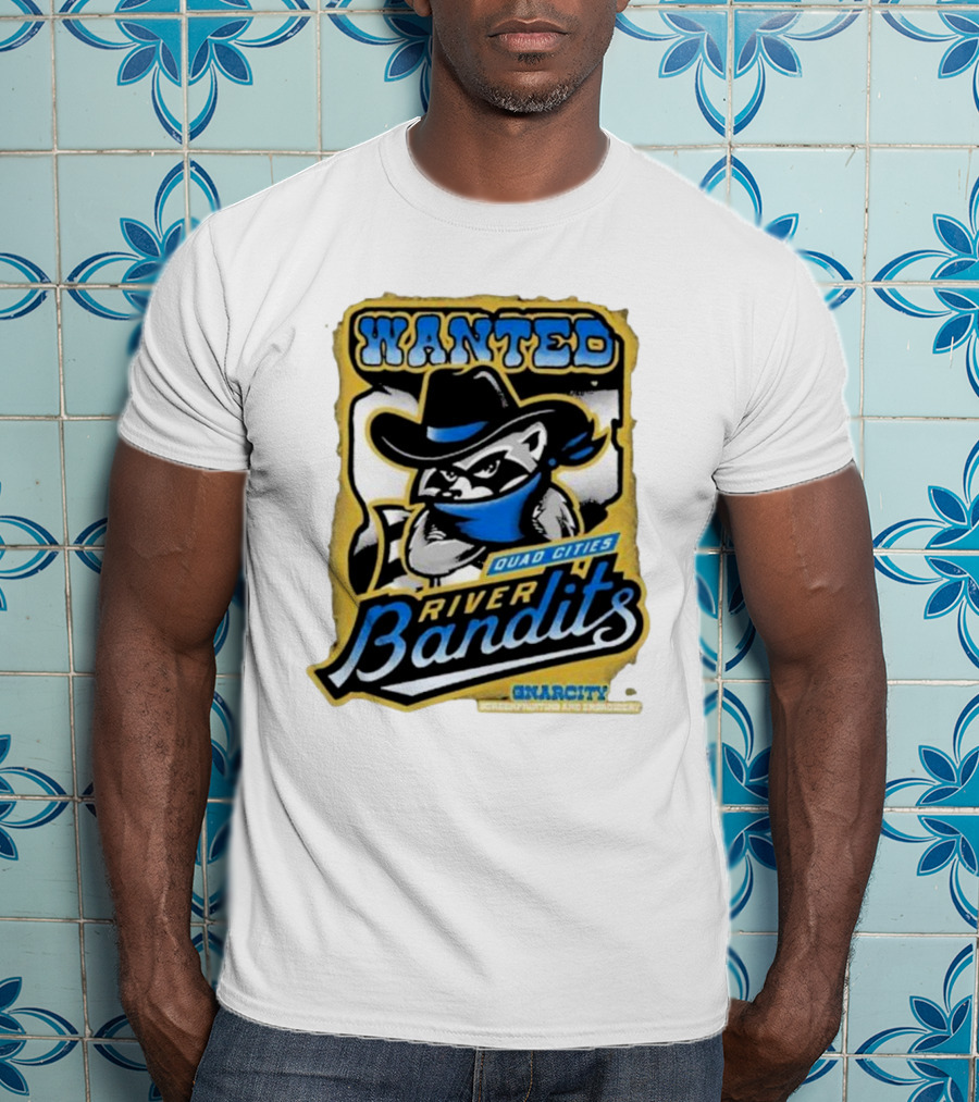 Wanted Quad Cities River Bandits Gnarcity Collectors And Knickleheads T-Shirt