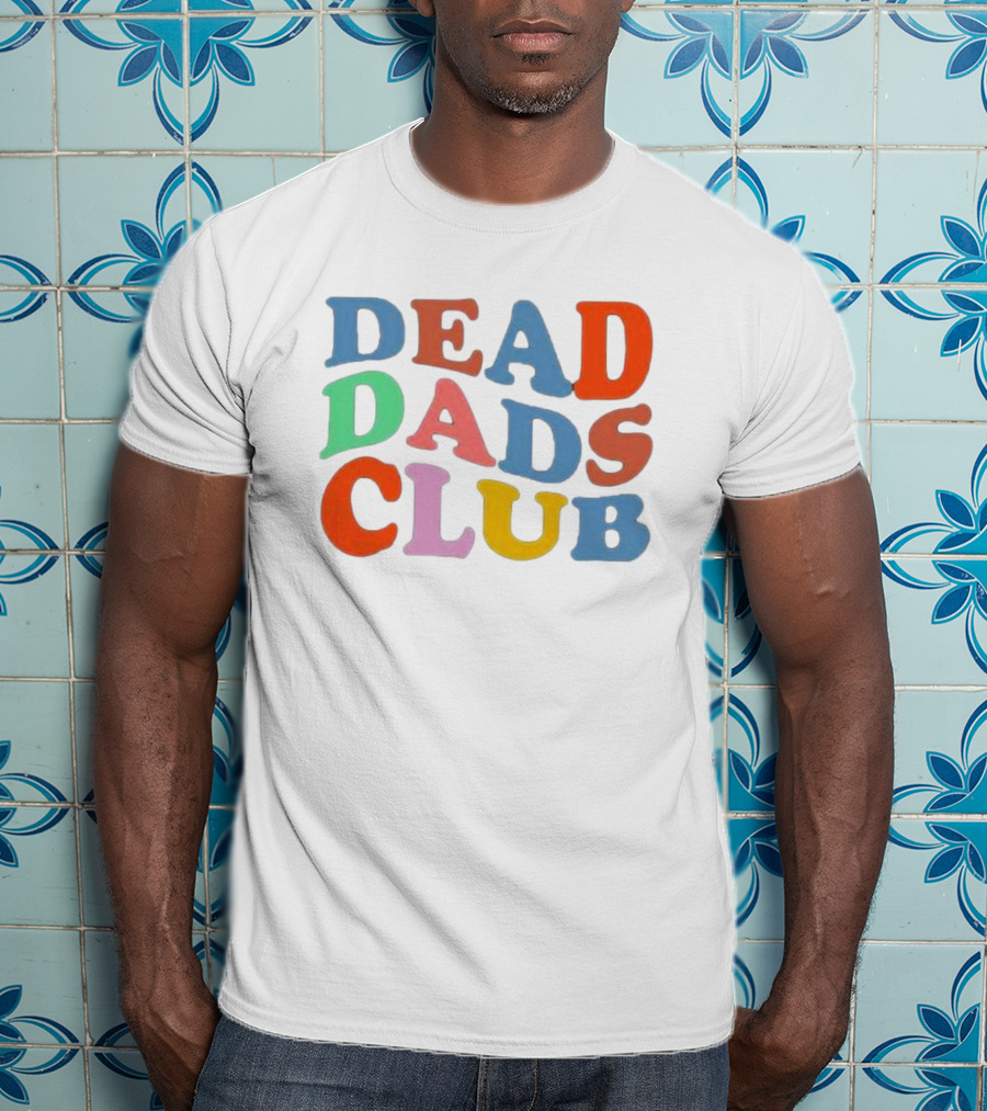 Wenshmoople Multicolored Dead Dads Club T-Shirt